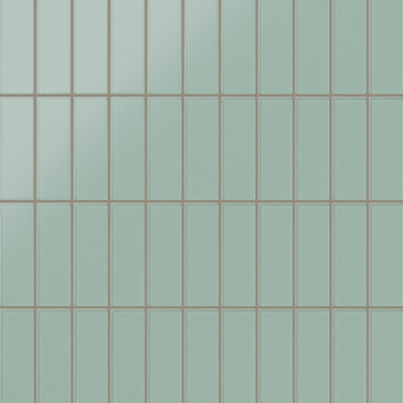 2x6 Glass Tile in Kingfisher Matte