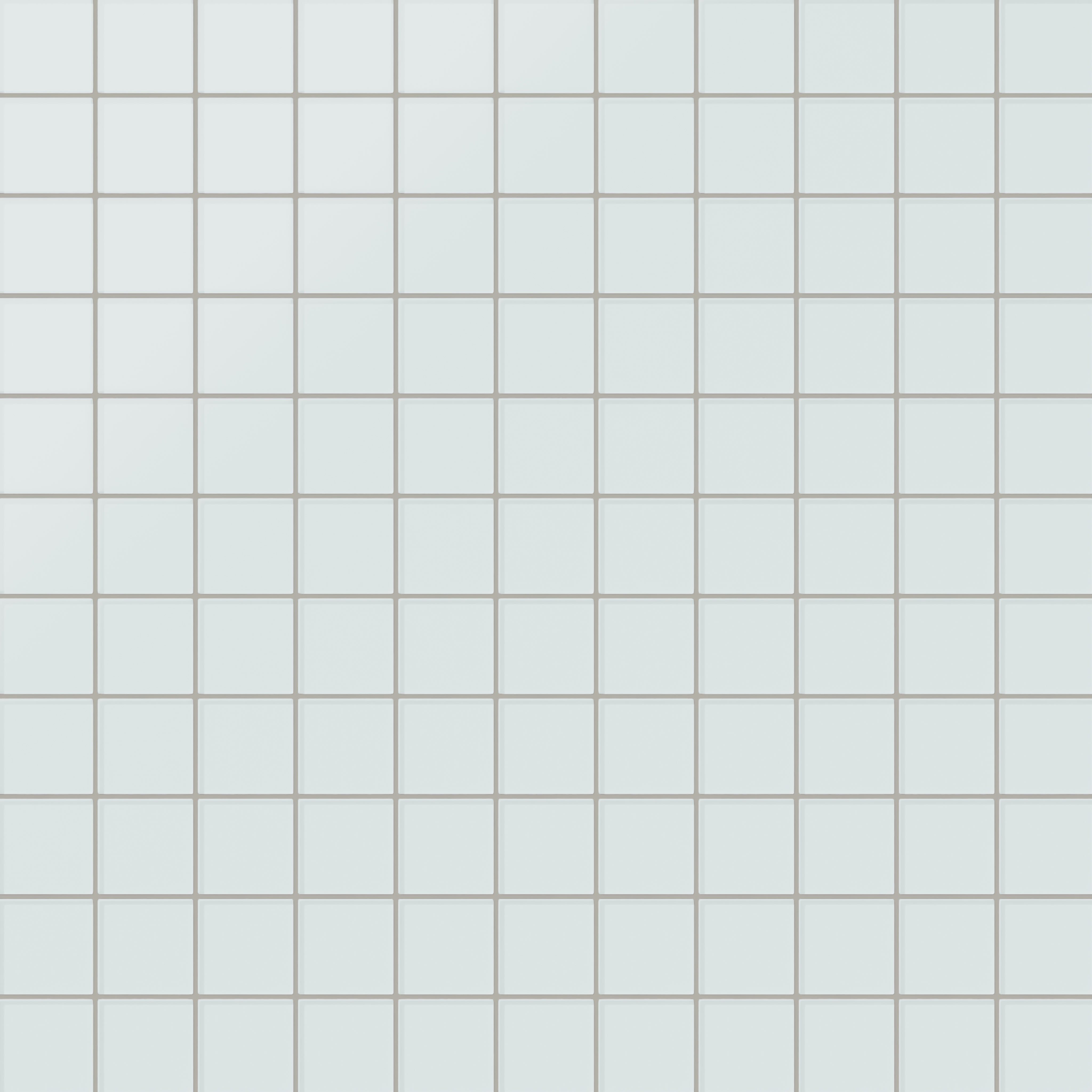 3x3 Straight Set Sheeted Glass Mosaic Tile in Warbler Matte