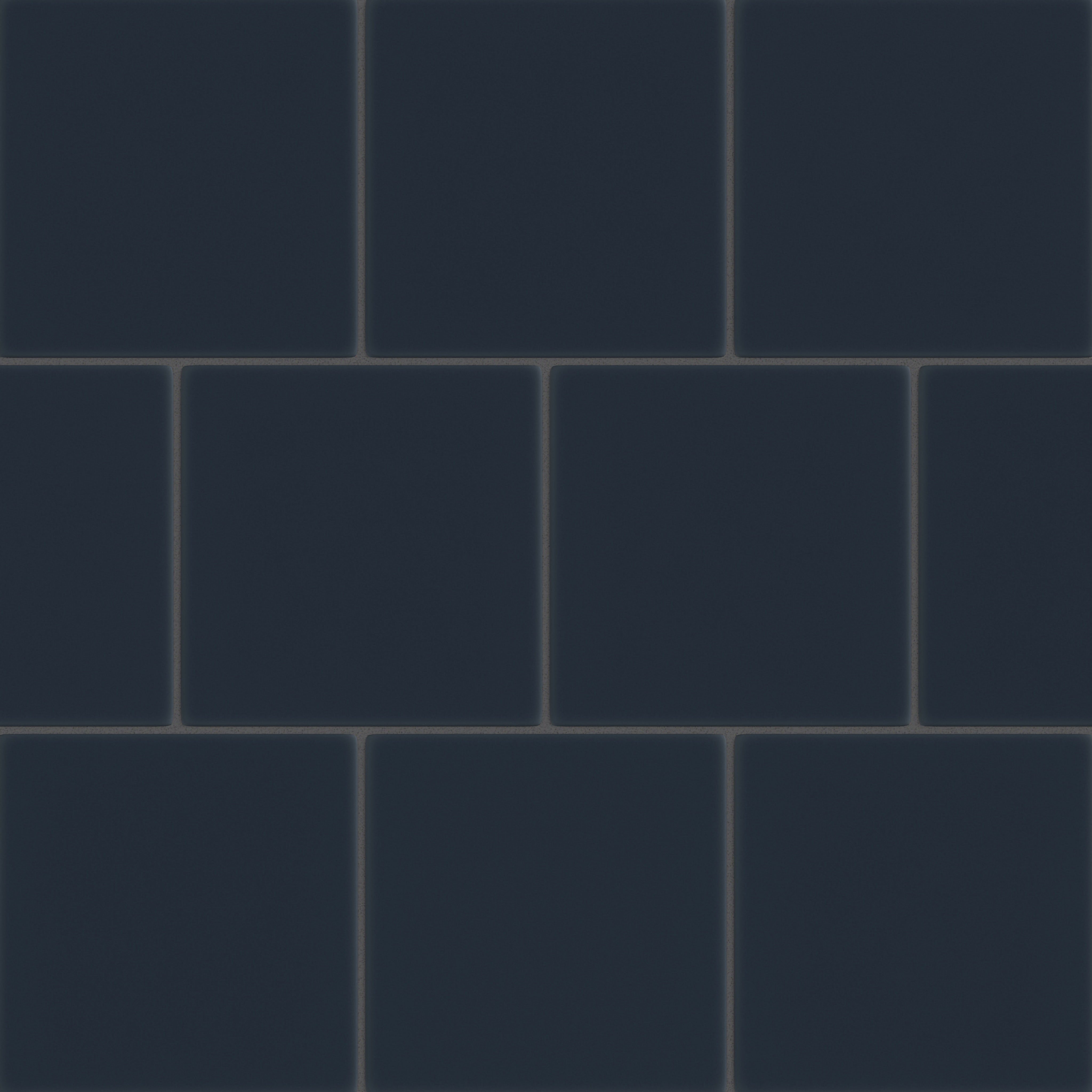 8x8 Original Ceramic Tile in Navy Blue Matte