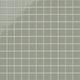 2x2 Straight Set Sheeted Natural Press Ceramic Mosaic Tile in Terre Verte Gloss