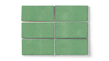 4x8 Original Ceramic Tile in Sea Green Gloss