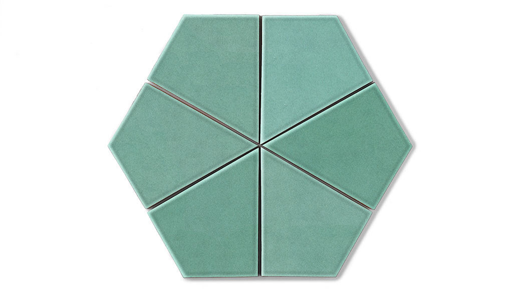 Hexite Original Ceramic Tile in Amalfi Coast Gloss