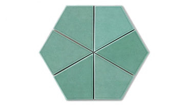 Hexite Original Ceramic Tile in Amalfi Coast Gloss