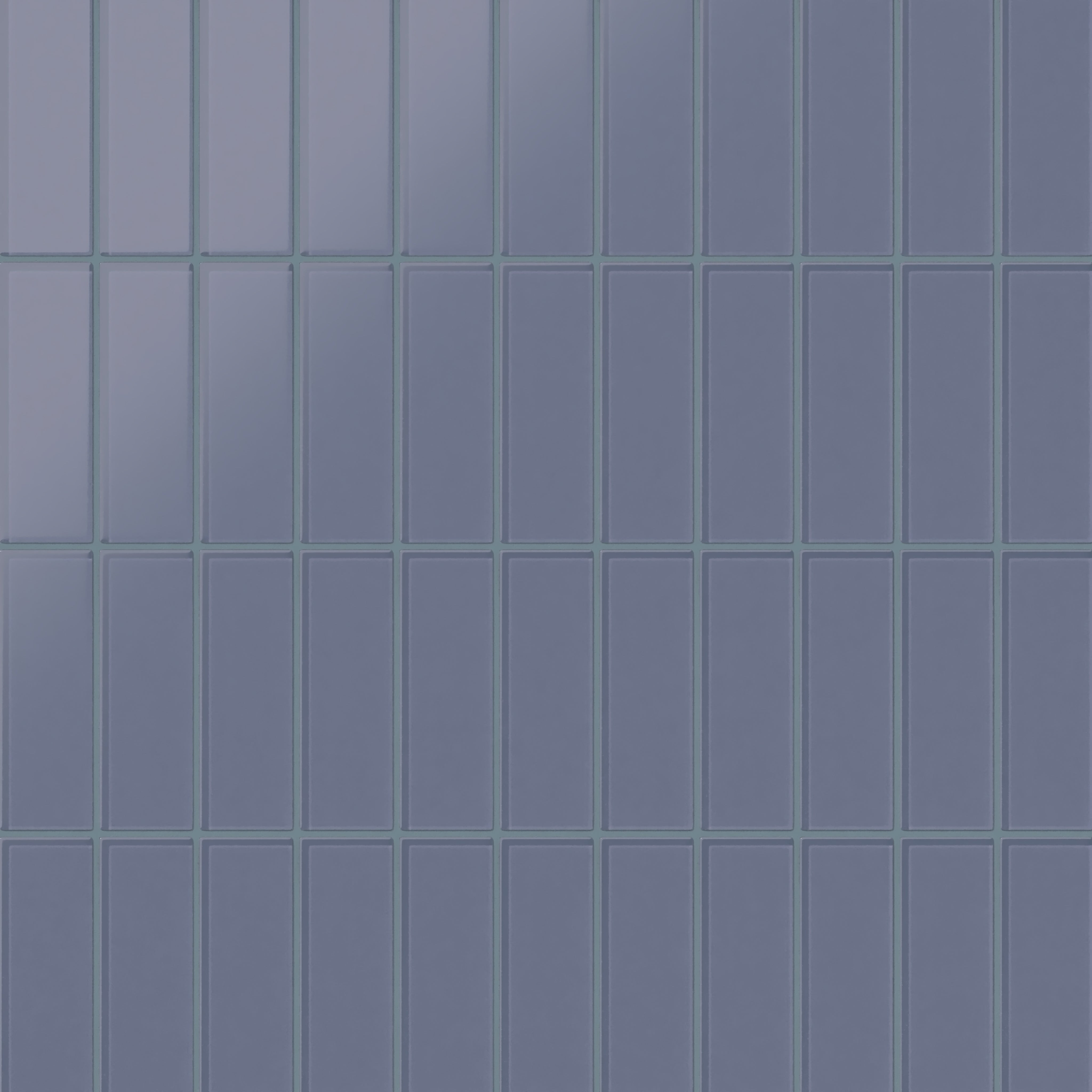 2x6 Glass Tile in Nuthatch Matte