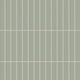 1x6 Straight Set Sheeted Original Ceramic Mosaic Tile in Rosemary Matte