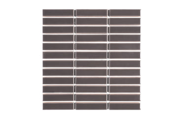 1x4 Straight Set Sheeted Original Ceramic Mosaic Tile in Kalamata Gloss
