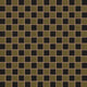 1x1 Checkerboard Sheeted Original Ceramic Tile in Chaparral Matte & Raven Matte