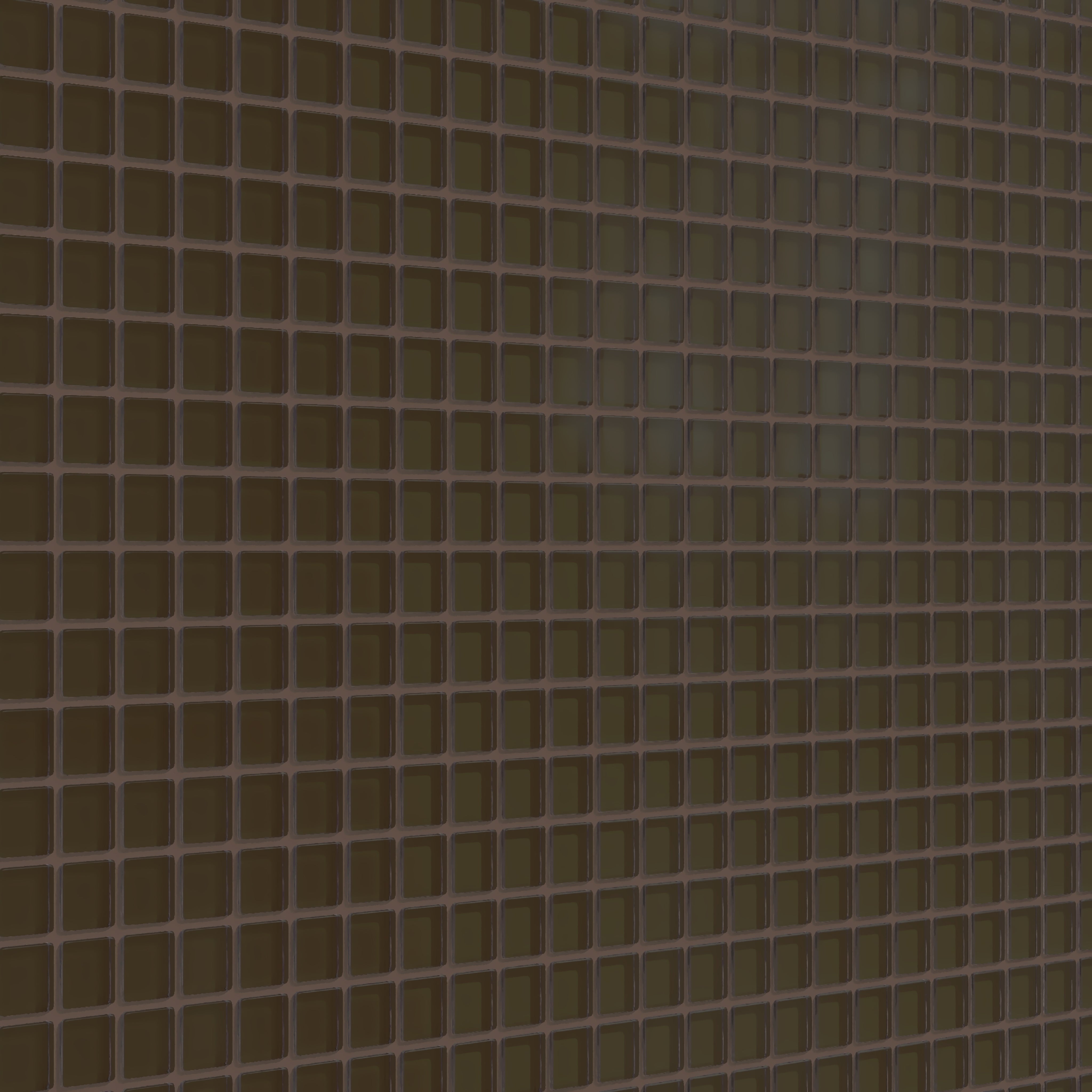 1x1 Straight Set Sheeted Glass Mosaic Tile in Osprey Matte