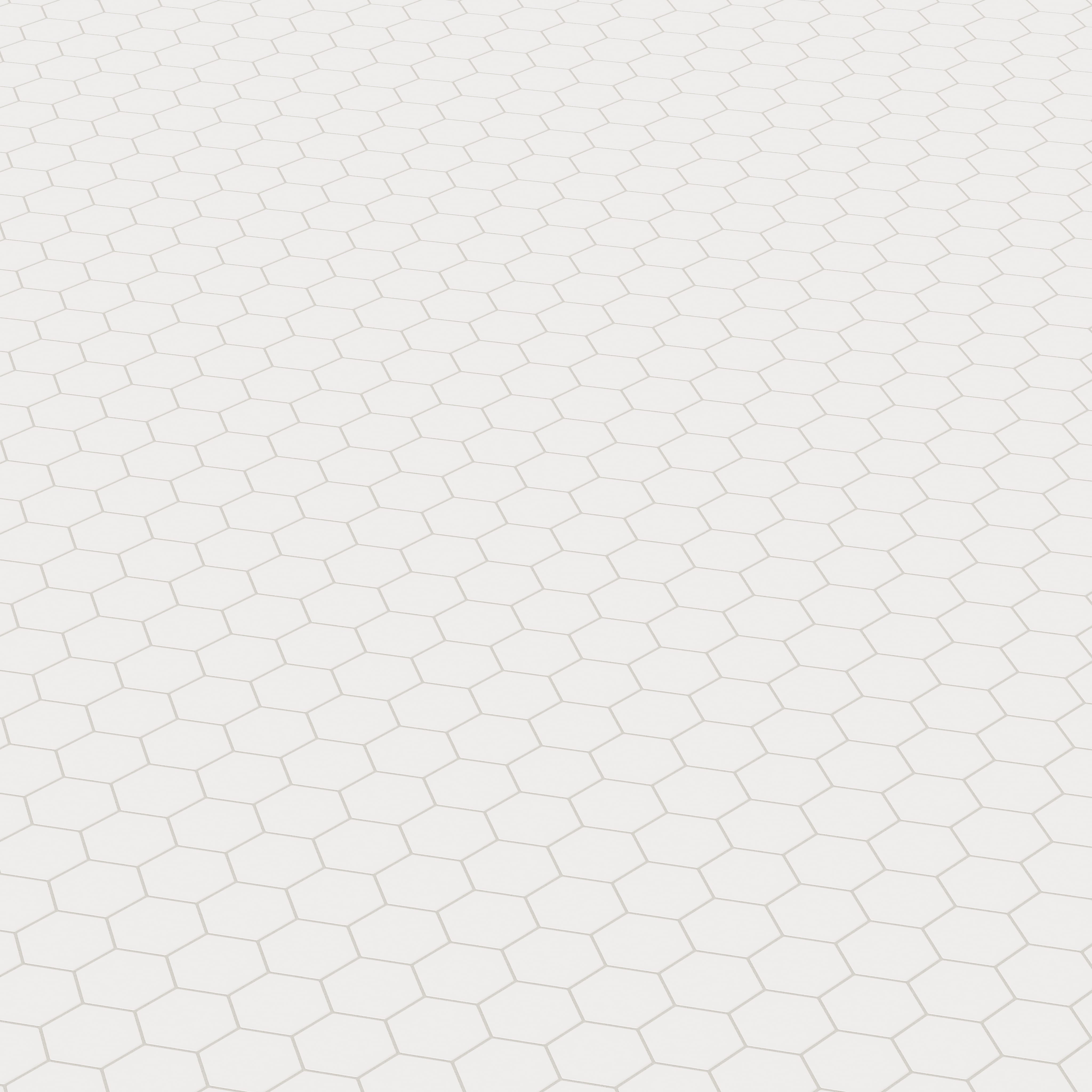 Quick Ship 4" Hexagon Original Ceramic Tile in Calcite Matte