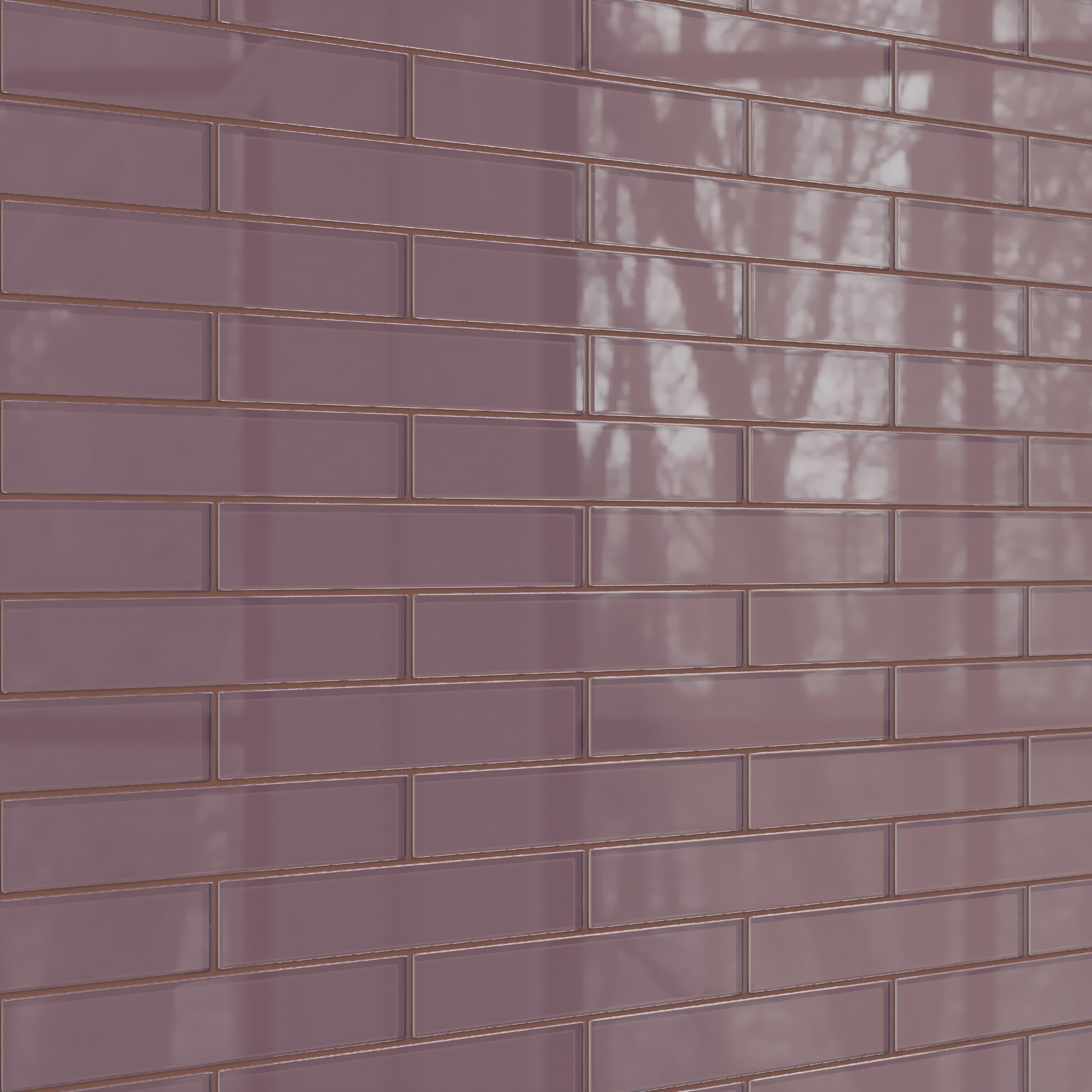 2x12 Glass Tile in Crane Gloss