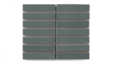 1x4 Straight Set Sheeted Original Ceramic Mosaic Tile in Flagstone Matte