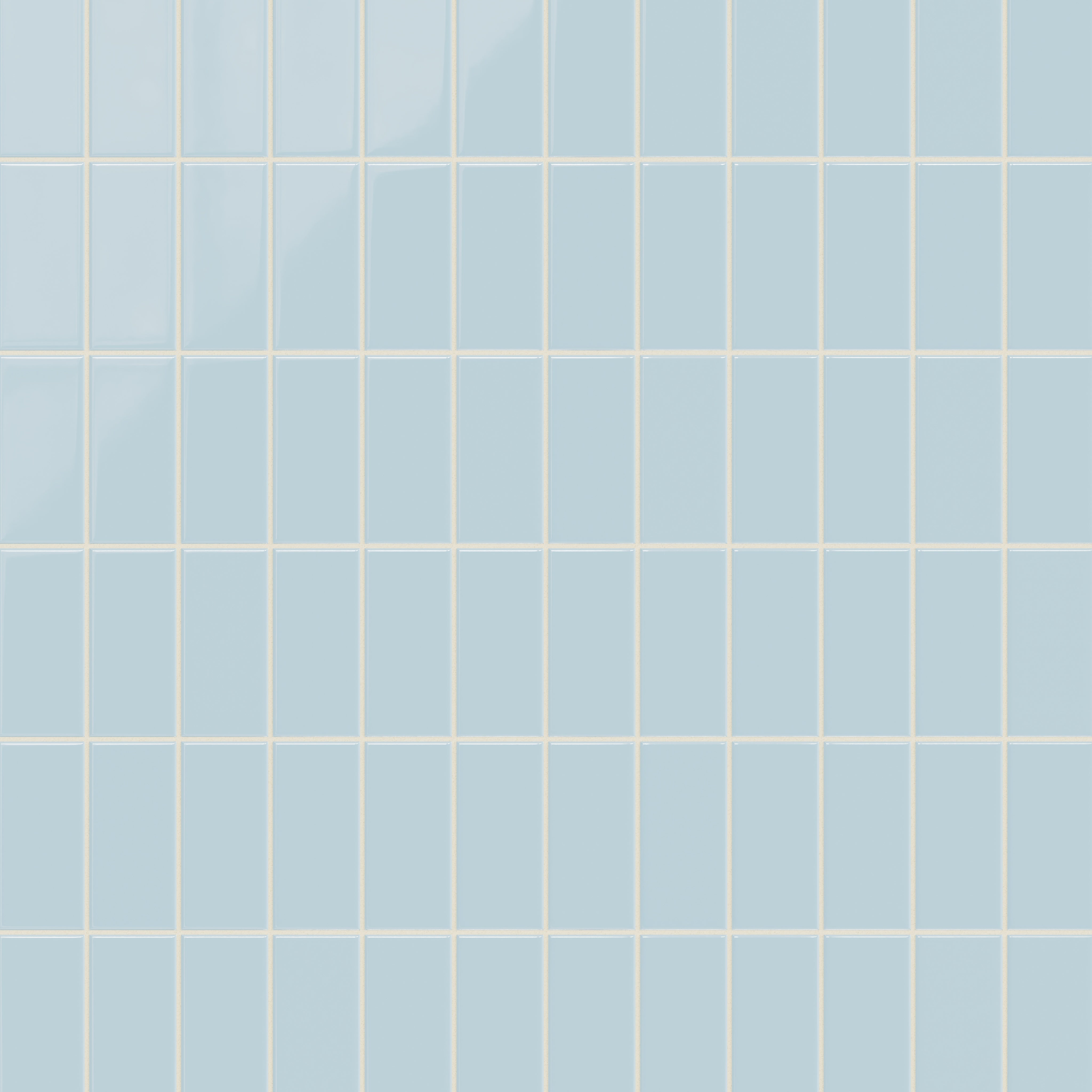 3x6 Natural Press Ceramic Tile in Egyptian Blue Gloss