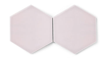 8" Hexagon Original Ceramic Tile in Evening Glow Gloss