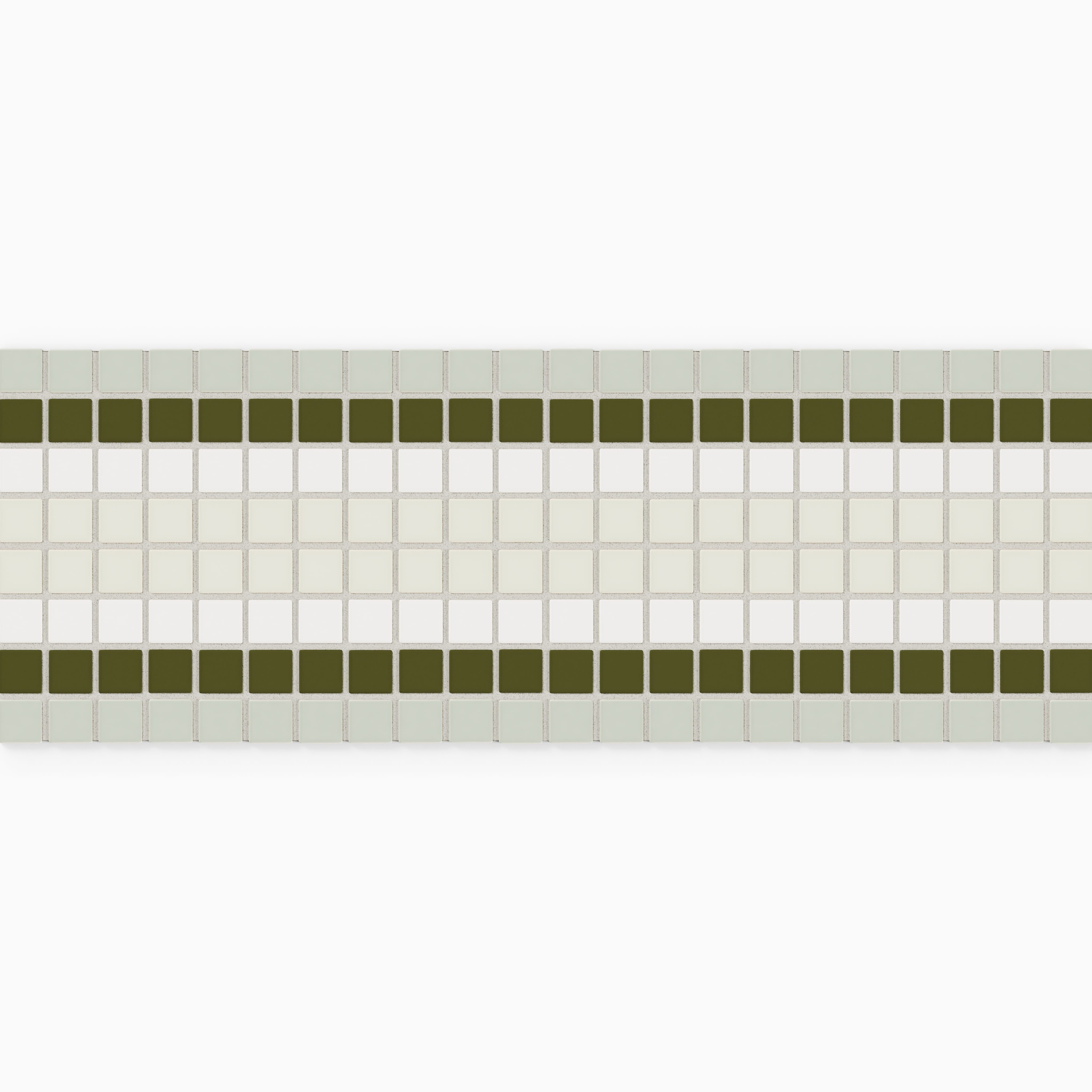 Tailored Stripe Border Sample Kit in Celadon Matte