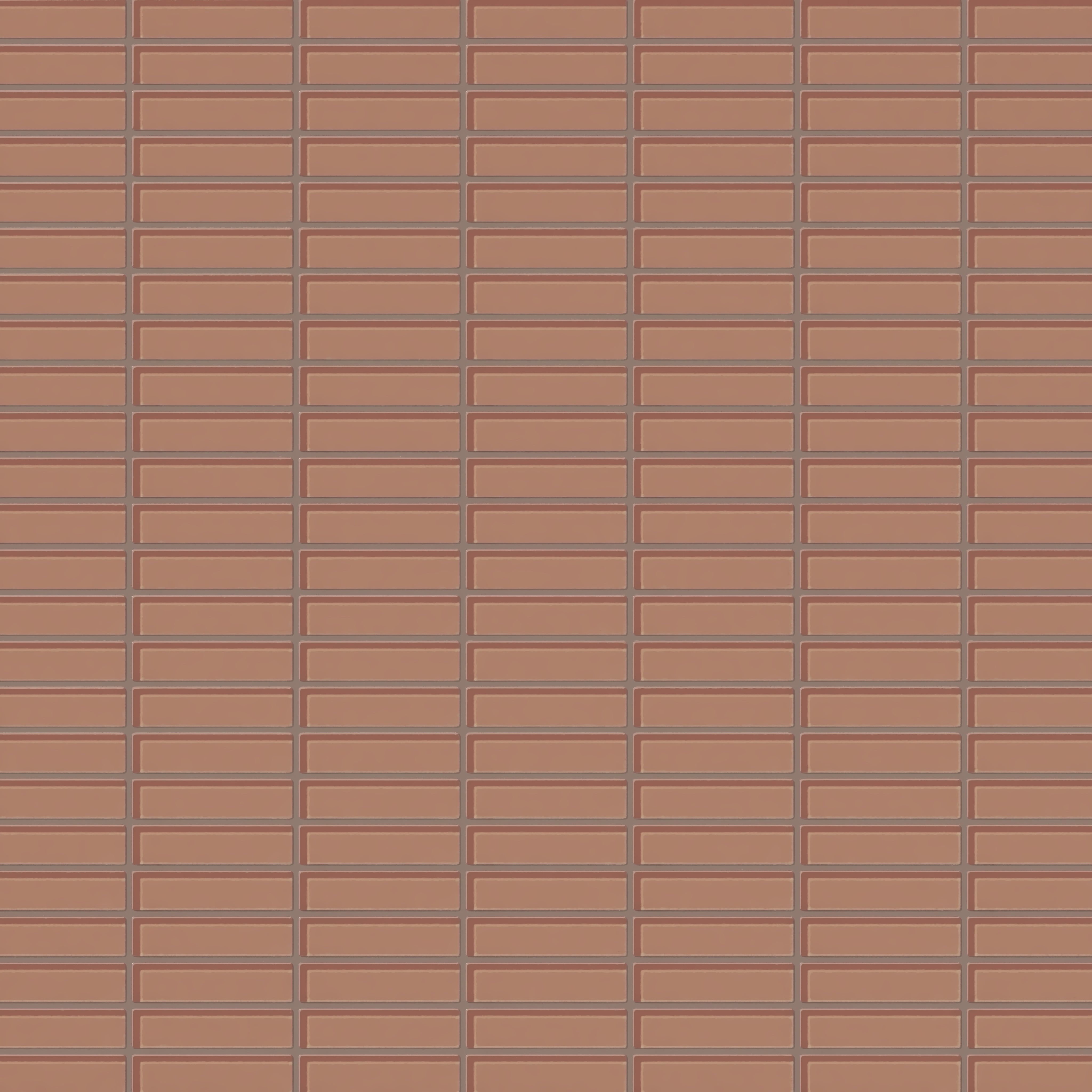 1x4 Straight Set Sheeted Glass Mosaic Tile in Sora Gloss