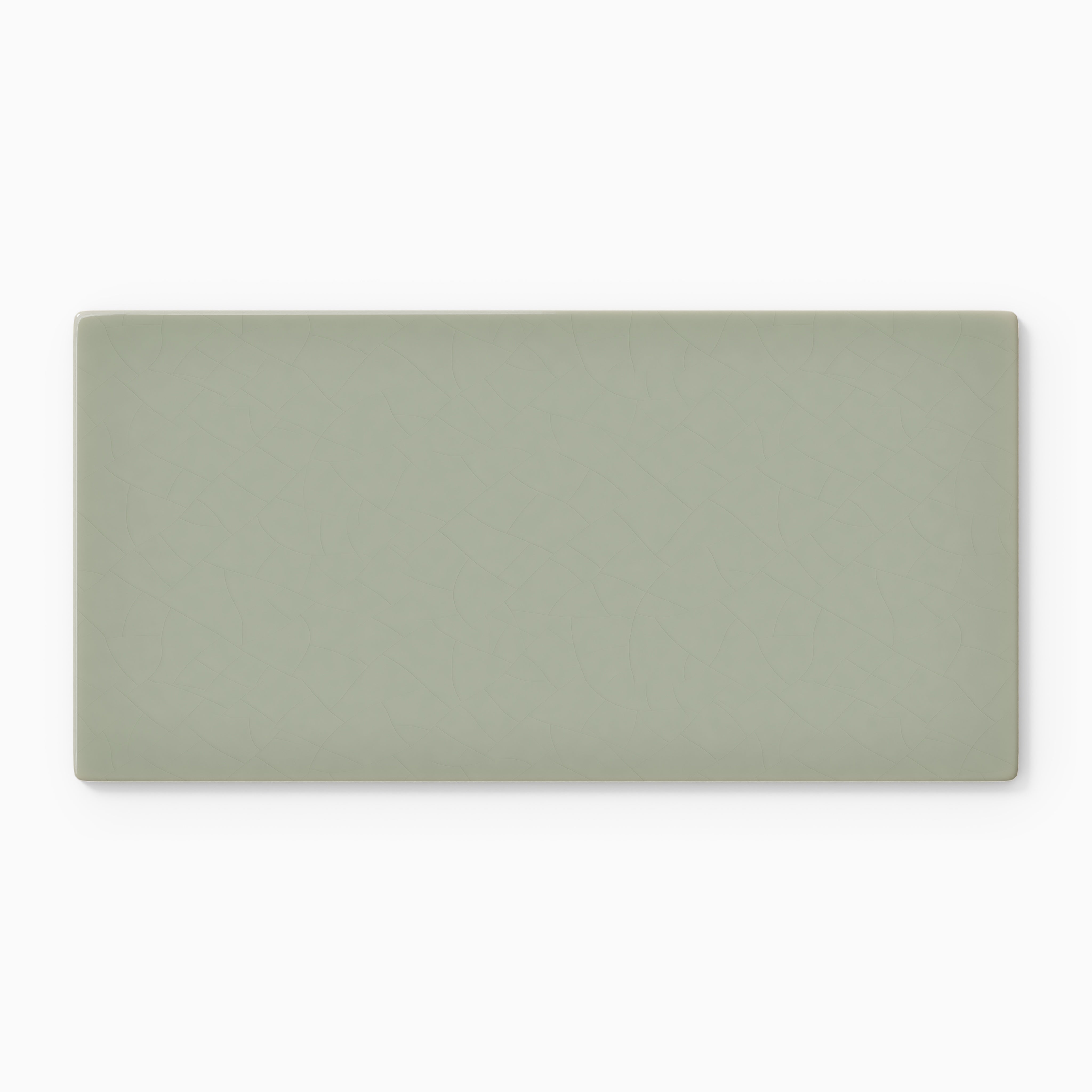 6x12 Original Ceramic Tile in Rosemary Gloss