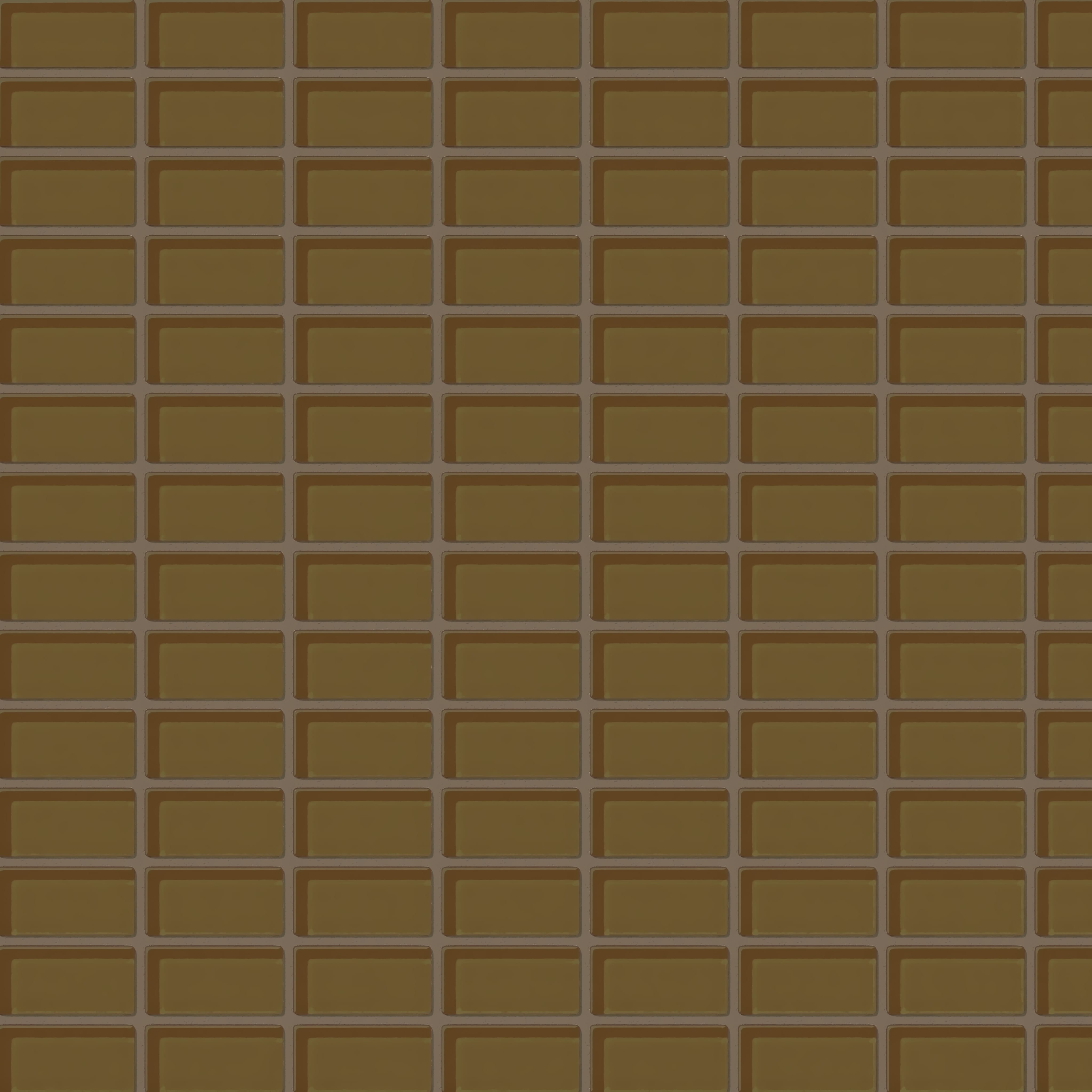1x2 Straight Set Sheeted Glass Mosaic Tile in Merlin Gloss