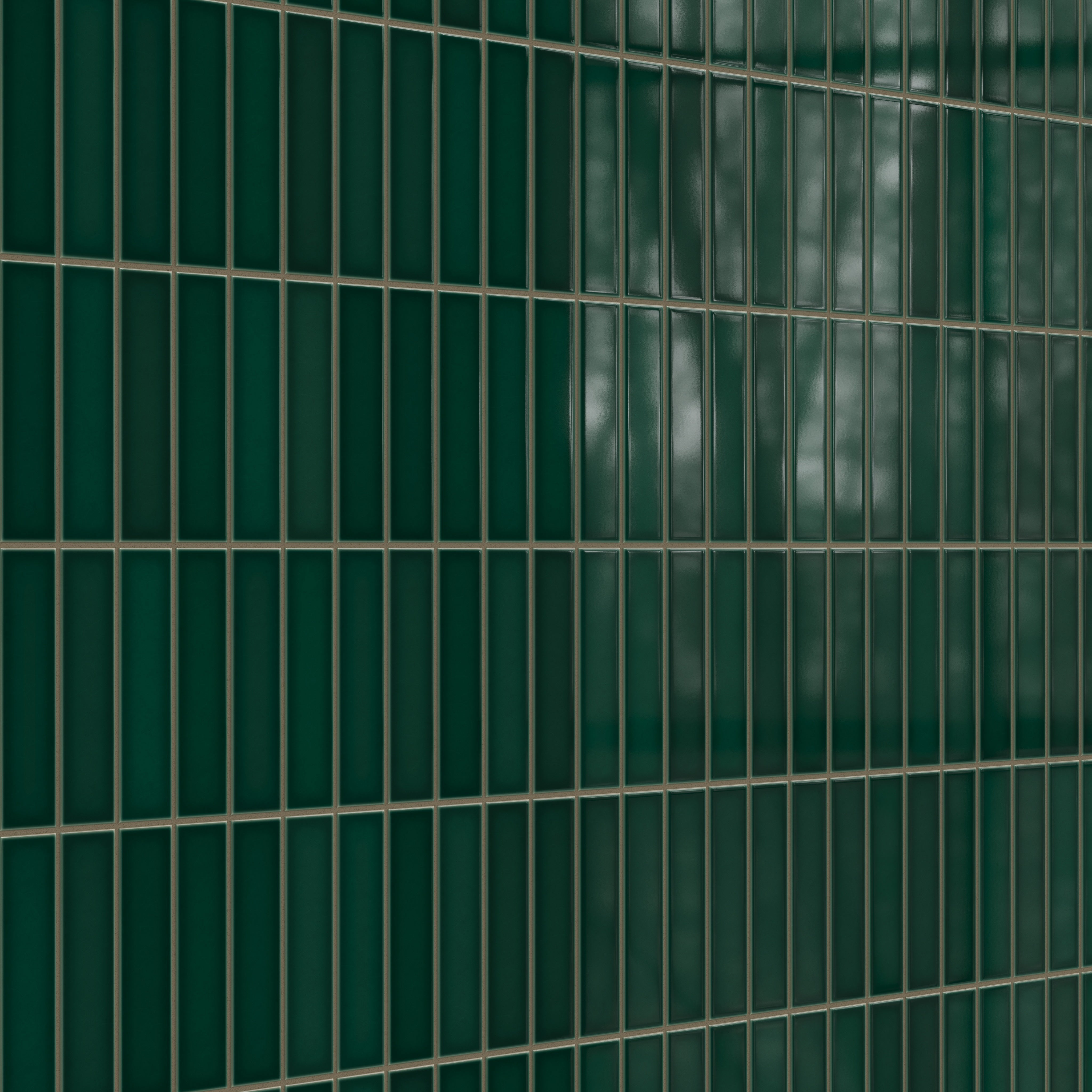 Evergreen 2x8 Gloss Original Ceramic Tile - Fireclay Tile