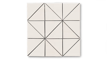 4" Triangle Original Ceramic Tile in Feldspar Gloss