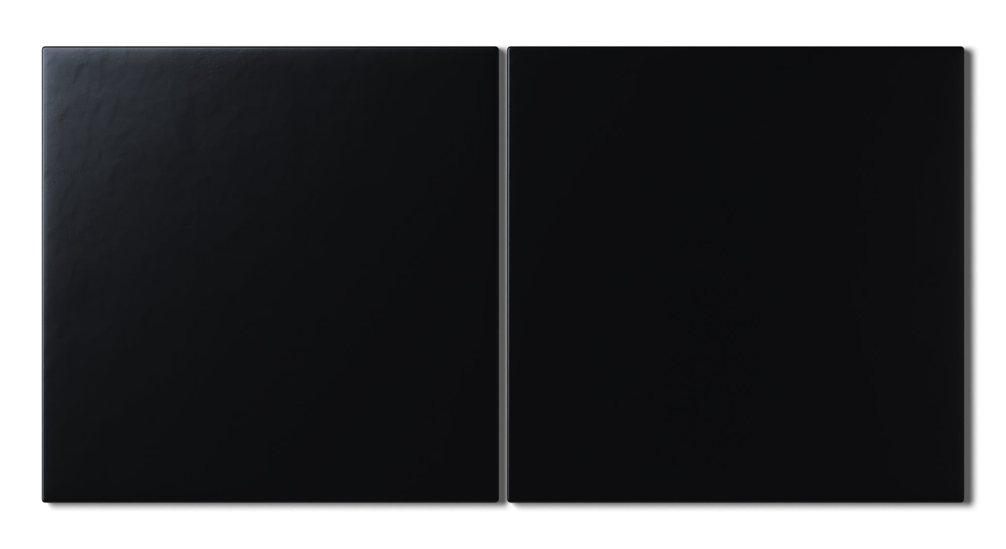 12x12 Natural Press Ceramic Tile in Bone Black Matte