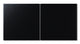 12x12 Natural Press Ceramic Tile in Bone Black Matte