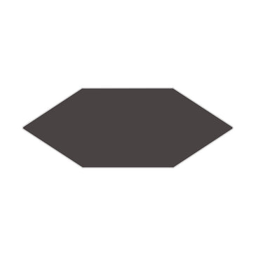 Picket Original Ceramic Tile in Carbon Gloss