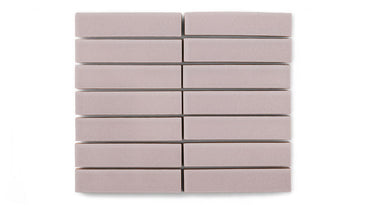 1x4 Straight Set Sheeted Original Ceramic Mosaic Tile in Painted Sky Gloss