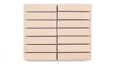 1x4 Straight Set Sheeted Original Ceramic Mosaic Tile in Tumbleweed Matte