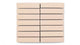 1x4 Straight Set Sheeted Original Ceramic Mosaic Tile in Tumbleweed Matte