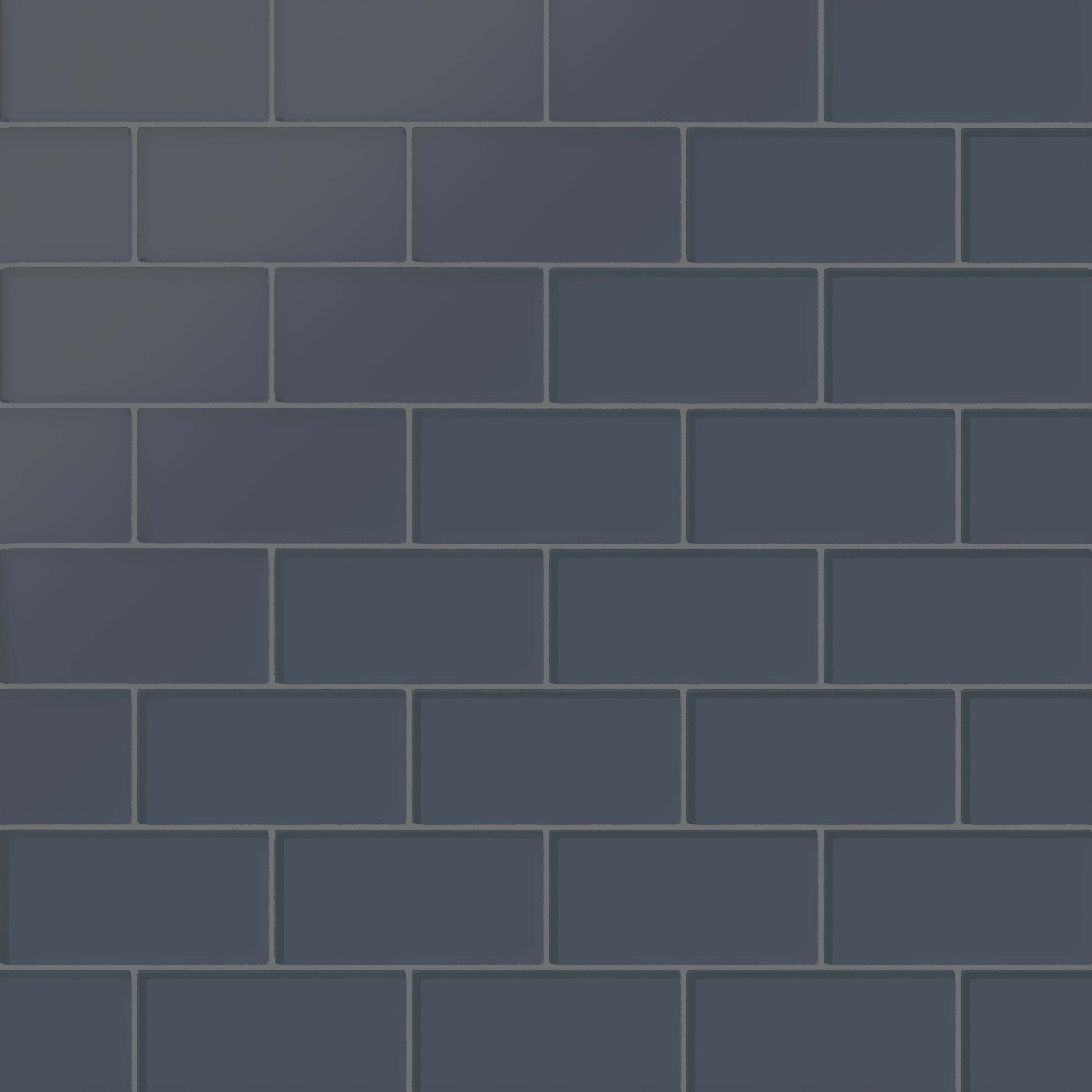 3x6 Glass Tile in Junco Matte