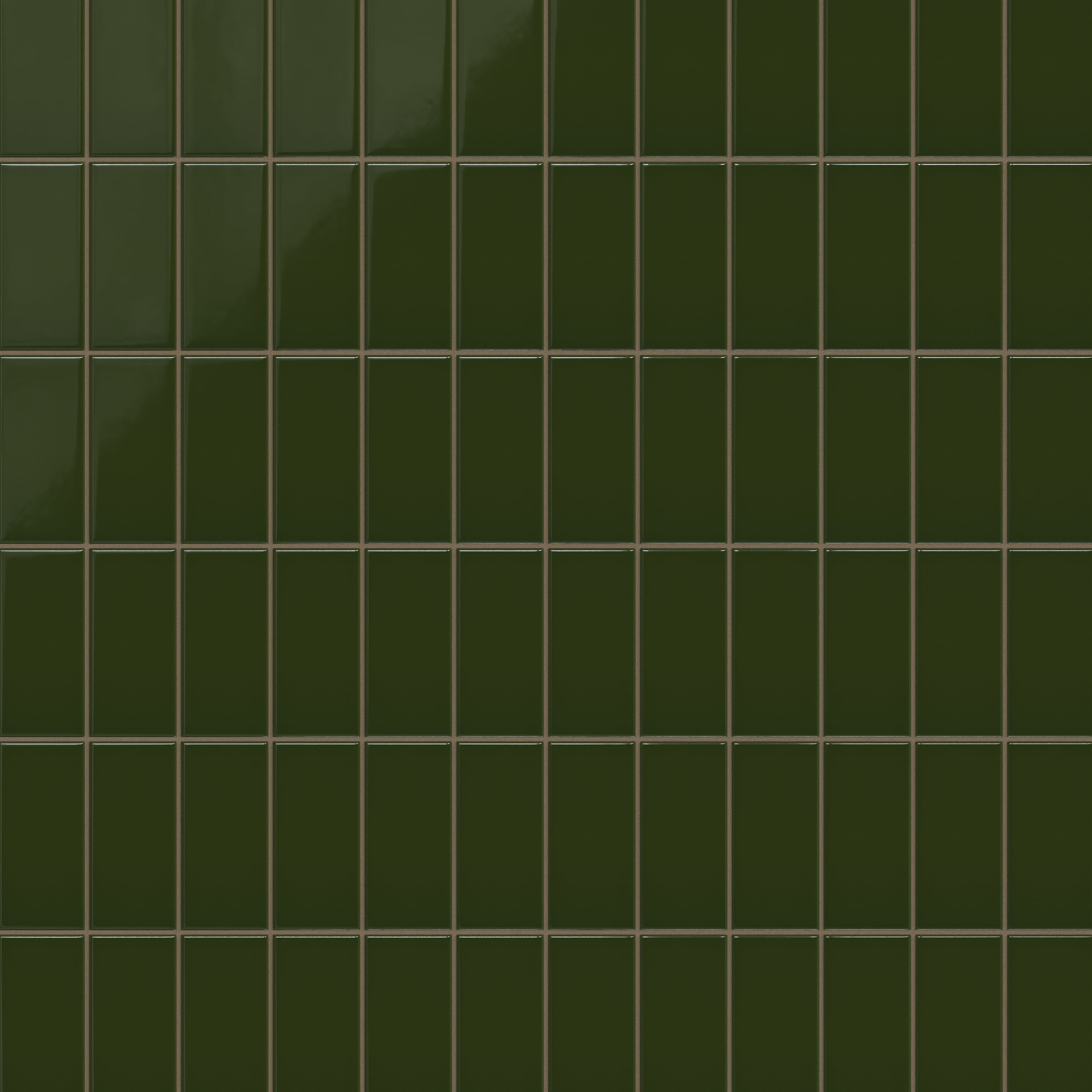 3x6 Natural Press Ceramic Tile in Green Apatite Gloss