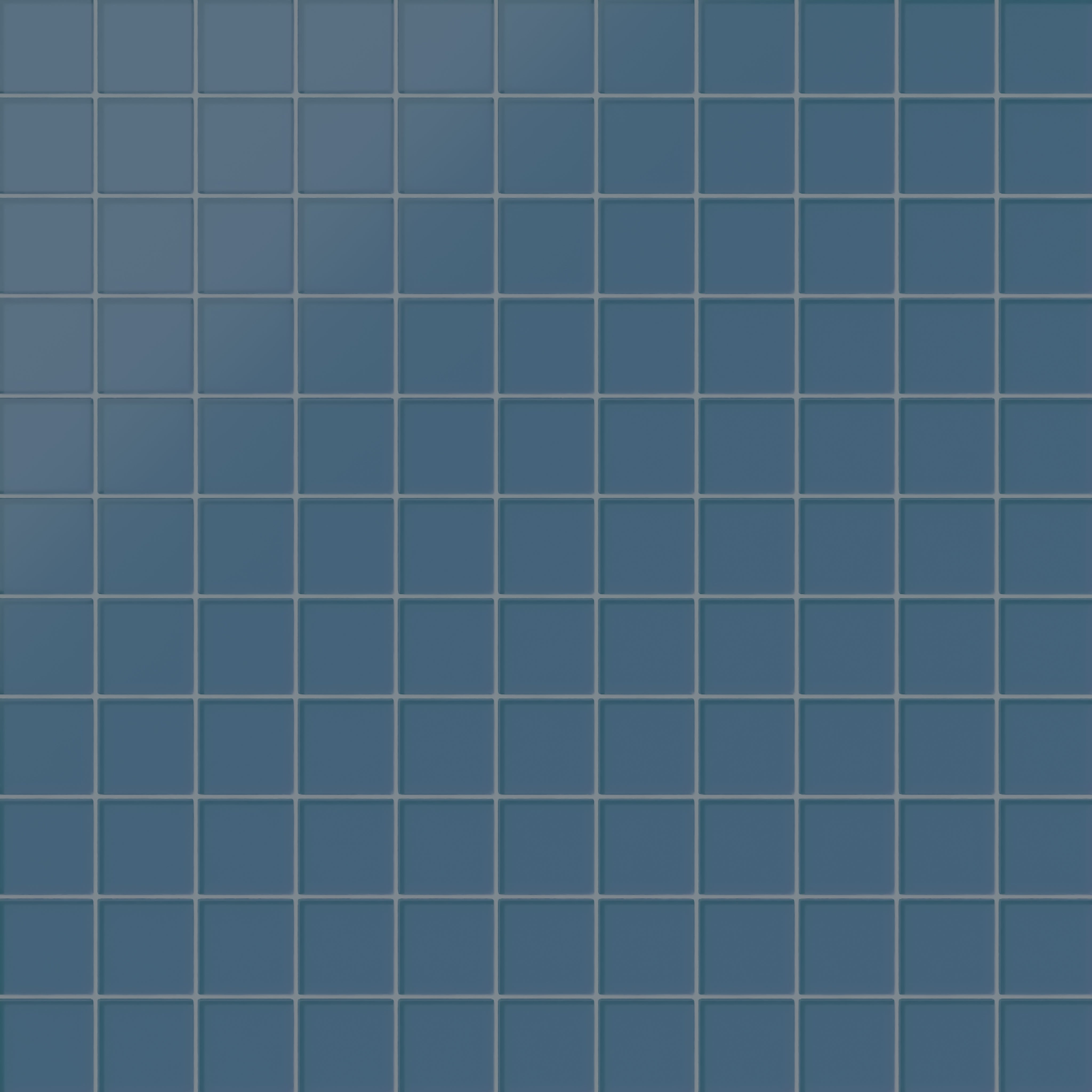 3x3 Straight Set Sheeted Glass Mosaic Tile in Blue Jay Matte