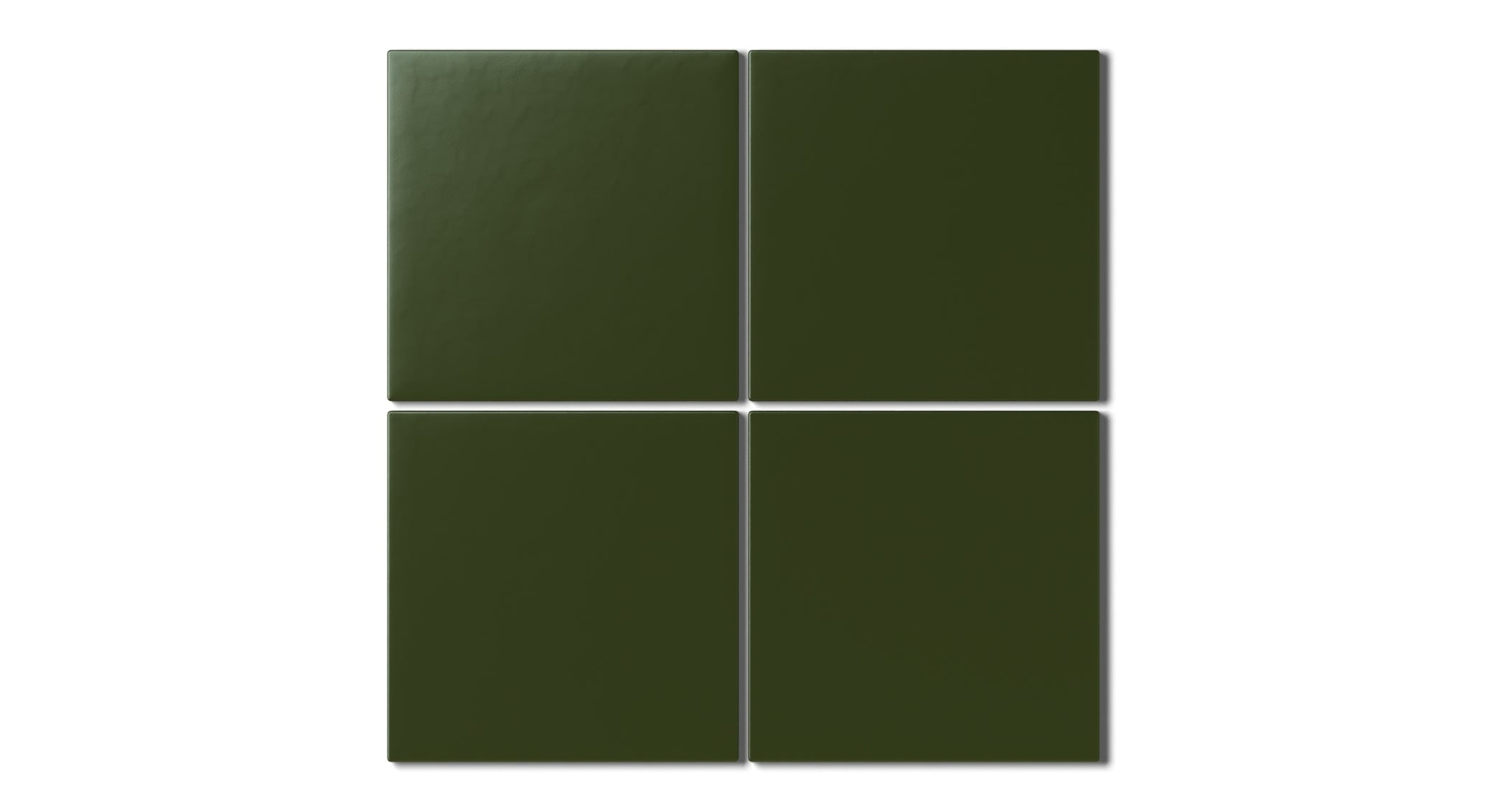 6x6 Natural Press Ceramic Tile in Green Apatite Matte