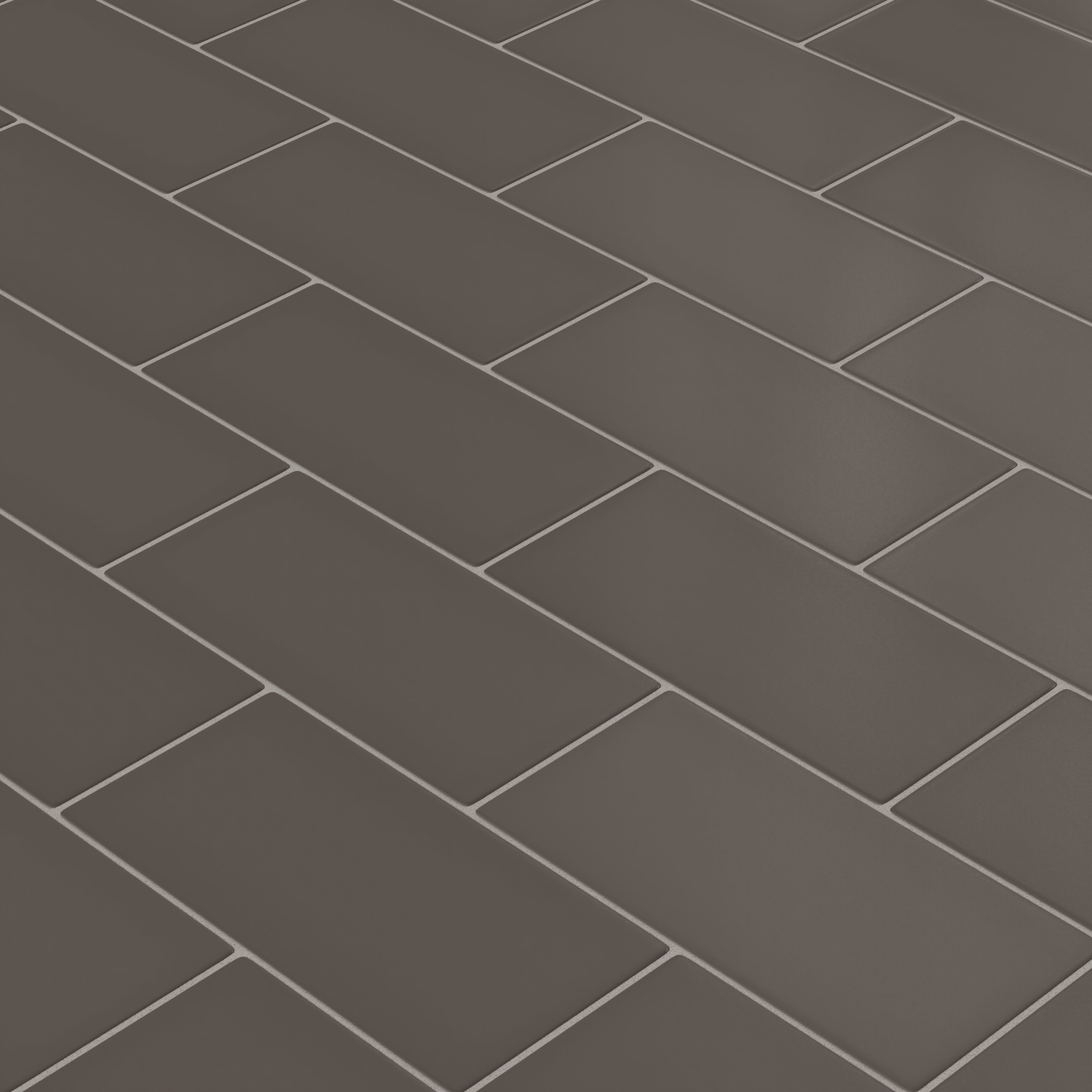 6x12 Original Ceramic Tile in Carbon Matte