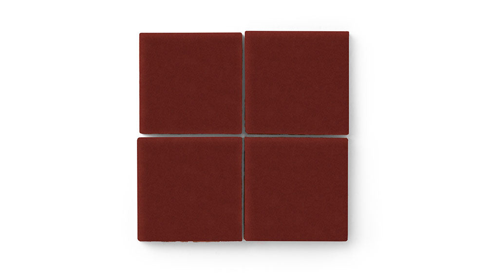 4x4 Original Ceramic Tile in Vintage Leather Matte
