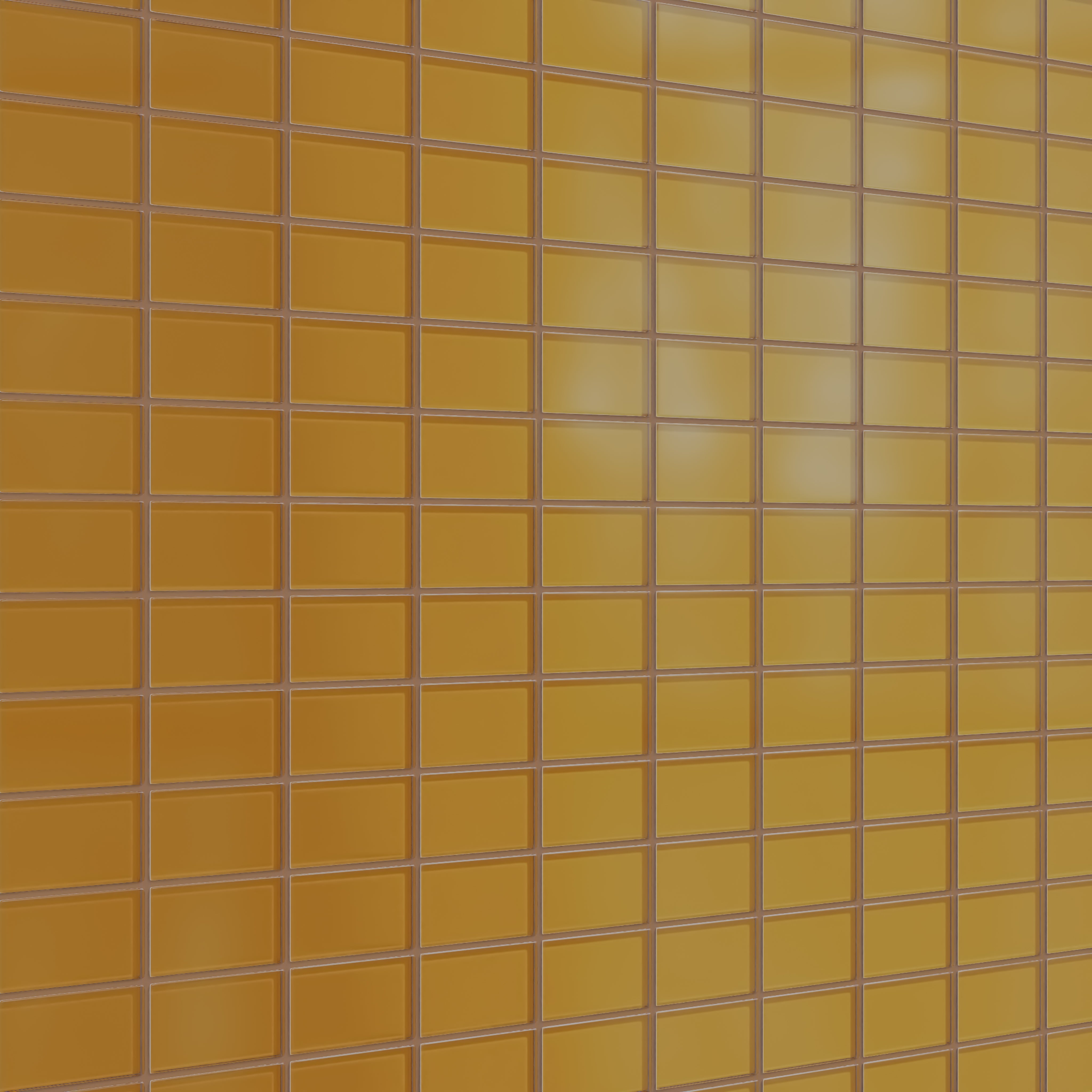 2x4 Straight Set Sheeted Glass Mosaic Tile in Falcon Matte