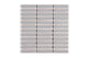 1x4 Straight Set Sheeted Original Ceramic Mosaic Tile in Thistle Gloss