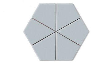 Hexite Original Ceramic Tile in Crater Lake Matte