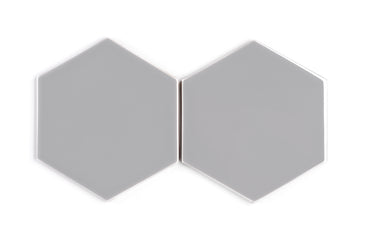 8" Hexagon Original Ceramic Tile in Thistle Gloss