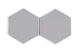8" Hexagon Original Ceramic Tile in Thistle Gloss