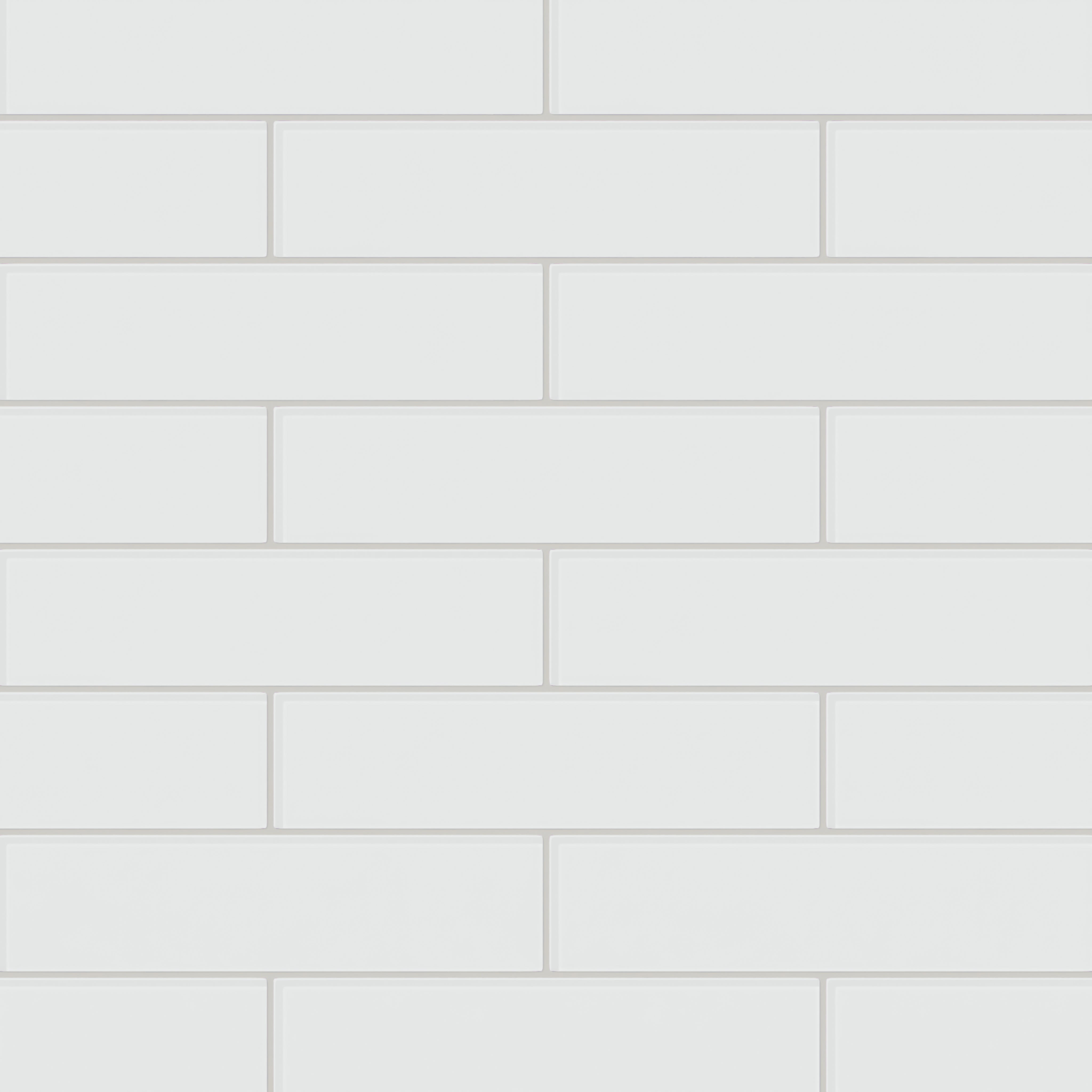 3x12 Glass Tile in Egret Gloss