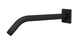 Flatiron 45-Degree 12" Shower Arm with Flange in Matte Black