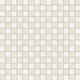 1x1 Checkerboard Sheeted Original Ceramic Tile in Calcite Matte & Feldspar Matte