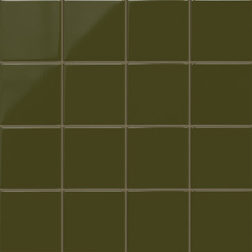 6x6 Original Ceramic Tile in Bonsai Gloss