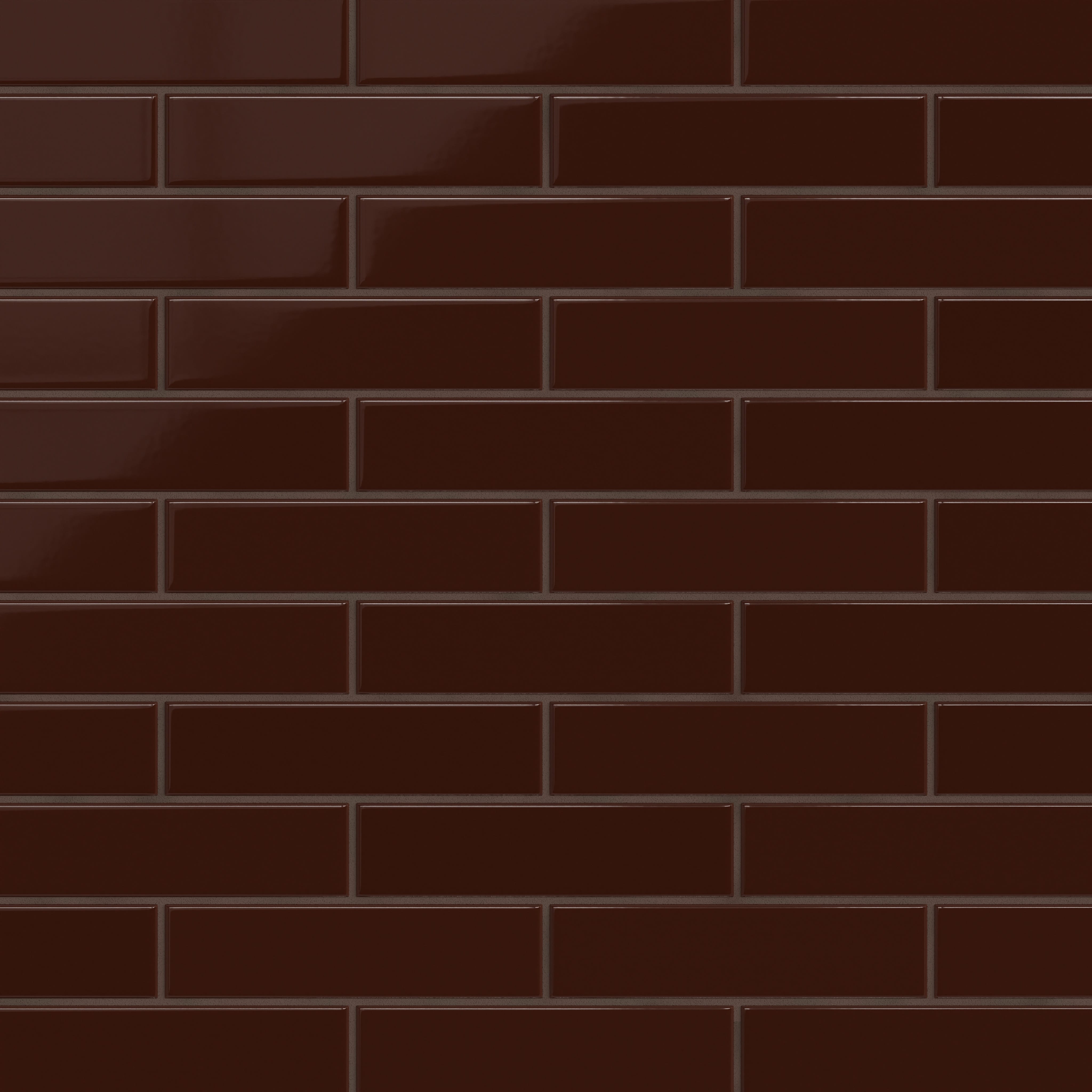 Garnet 2x8 Gloss Original Ceramic Tile - Quick Ship - Fireclay Tile