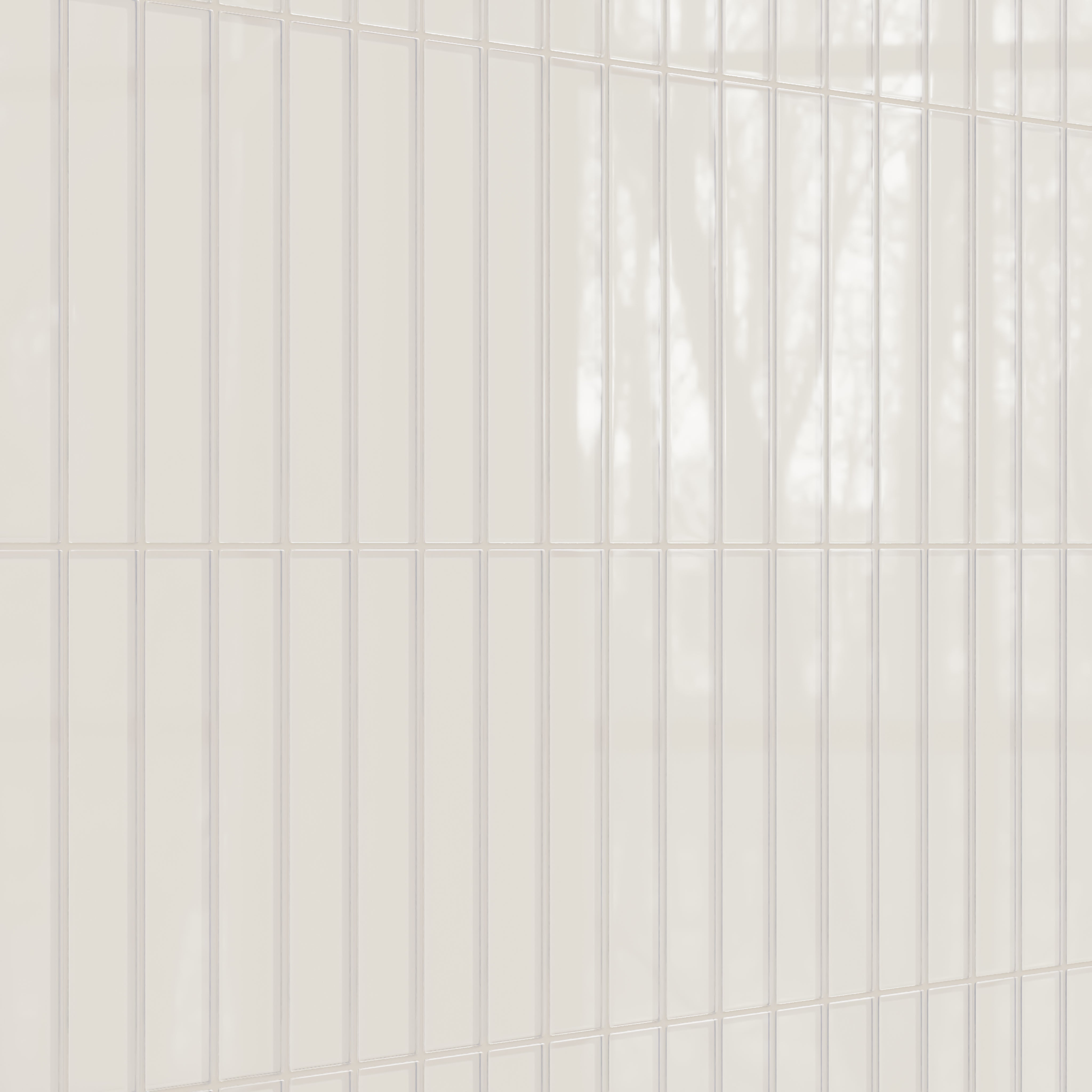 2x12 Glass Tile in Dove Gloss