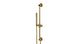 Contour & Foundry Positioning Bar Kit - Less Hand Shower in Uncoated Polished Brass