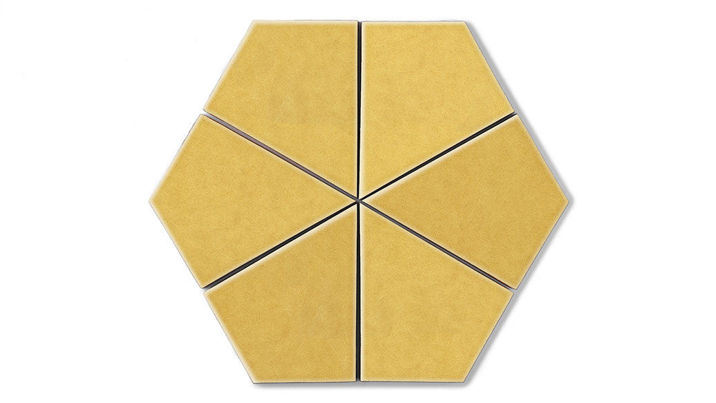 Hexite Original Ceramic Tile in Haystack Gloss