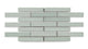 1x6 Half Offset Sheeted Original Ceramic Mosaic Tile in Overcast Gloss
