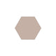 6" Hexagon Original Ceramic Tile in Sweet Pea Matte